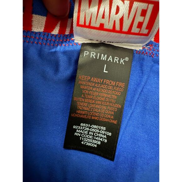Marvel Captain America Shield Blue Short Boxer Briefs Mens Large - Picture 3 of 5